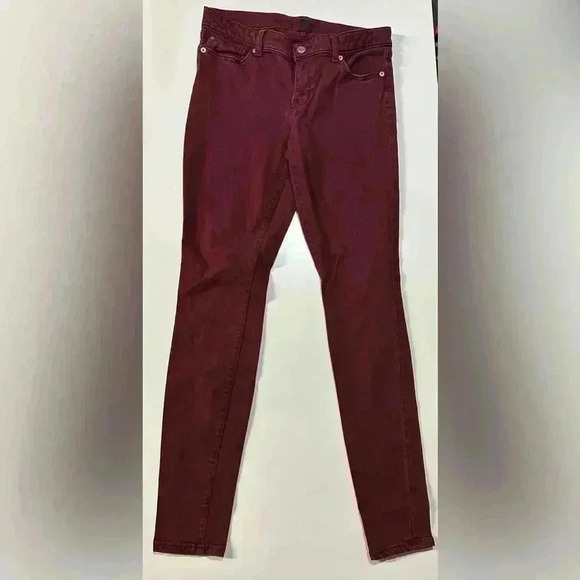EUC Women’s Gap Jeggings Size 4R Maroon - Picture 1 of 1